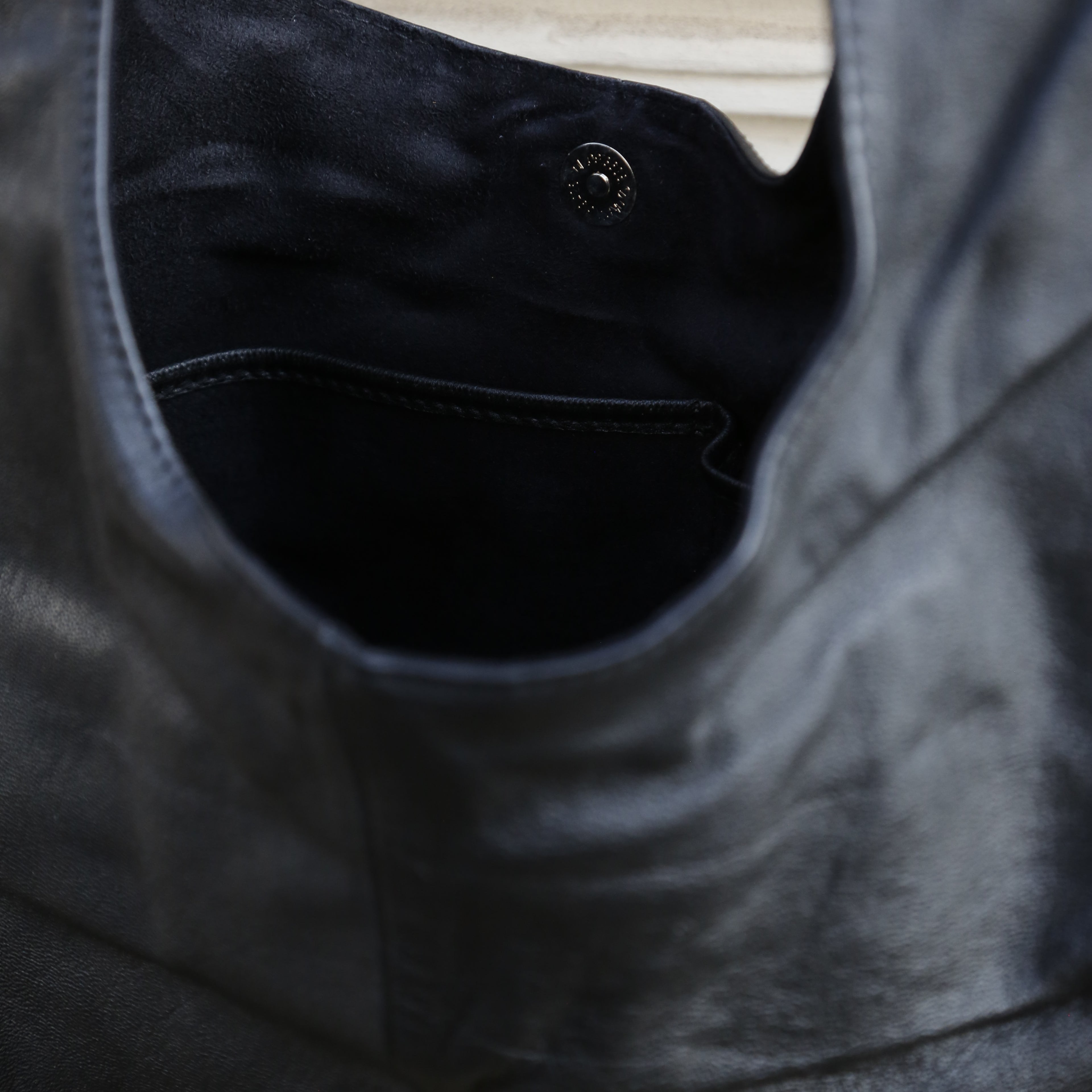 Leather Crossbody — Black